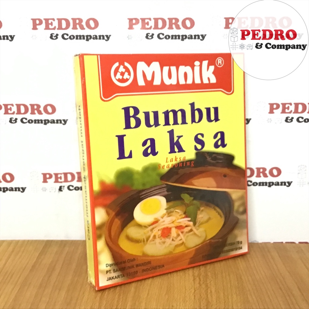 Jual Munik Bumbu Laksa 70 Gram Indonesian Laksa Seasoning Instant