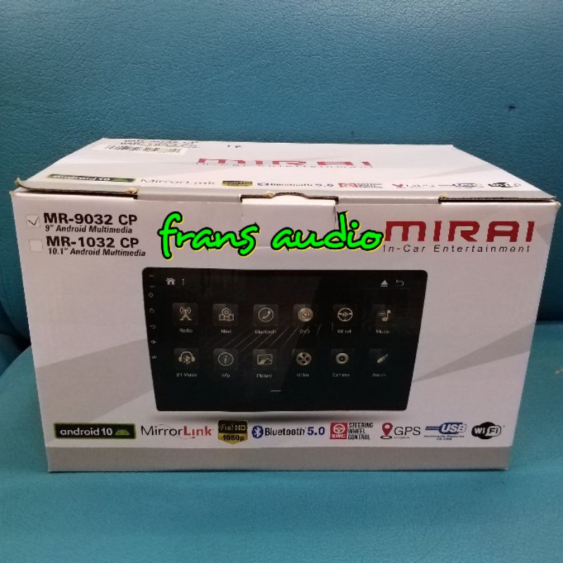 Jual Mirai MR 9032CP MR9032CP Head Unit Tape Mobil Android 9032 CP 9