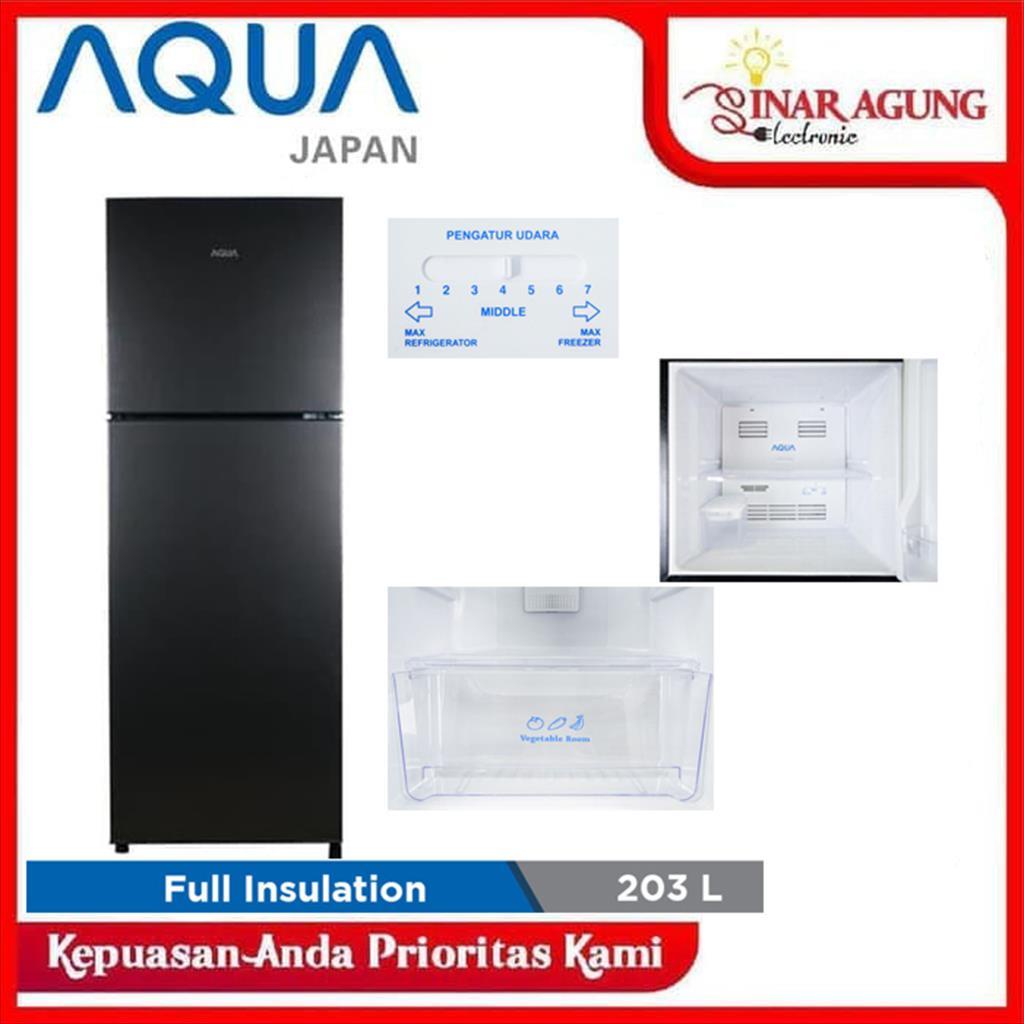 Jual Lemari Es Kulkas Aqua Aqr D Ds Liter Pintu Ori