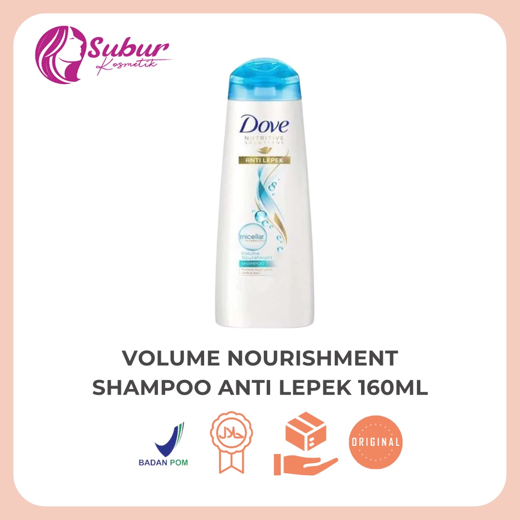 Jual Dove Volume Nourishment Shampoo Anti Lepek Ml Shopee Indonesia