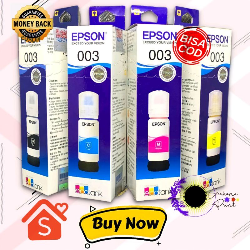 Jual Tinta Epson For Tinta Printer Epson Ink Series L L