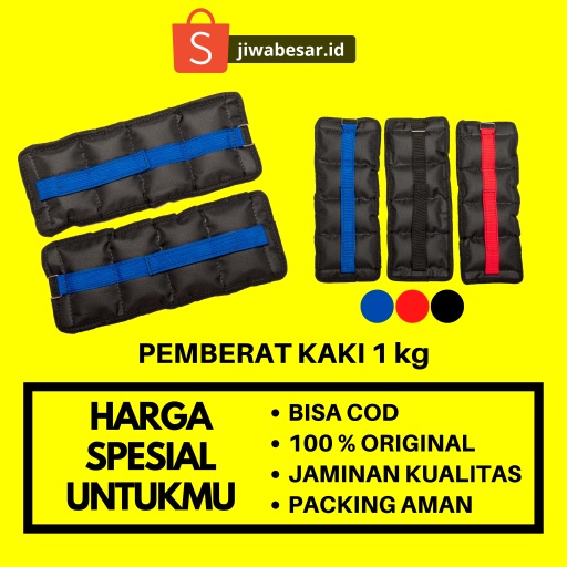 Jual Pemberat Kaki 1 Kg Bending Fitness Olahraga Penguat Otot Kaki Satu