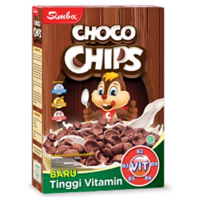 Jual SIMBA CEREAL CHOCO CHIPS COKLAT 170G Shopee Indonesia