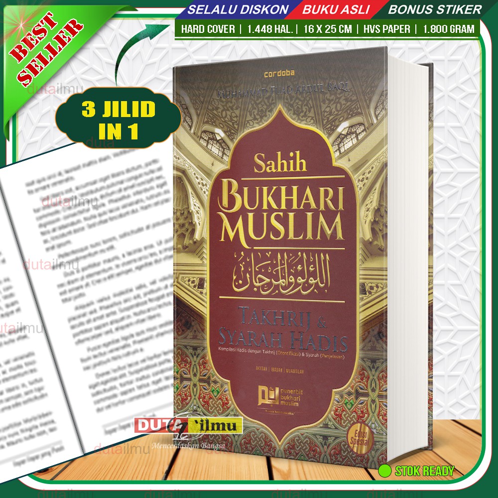 Jual Terjemah Shahih Bukhari Muslim Takhrij Syarah Hadis In