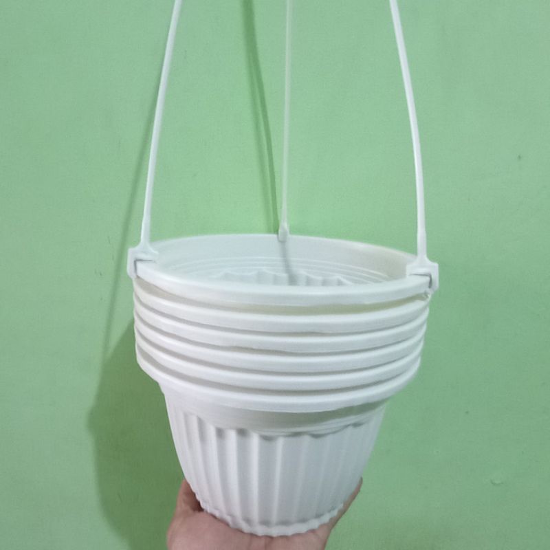 Jual Pot Gantung Pumba 20 6 Biji 19 X 13 Cm Shopee Indonesia