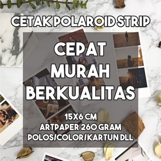 Jual Cetak Foto Polaroid Strip Custom Murah Shopee Indonesia