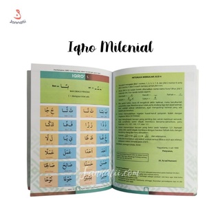 Jual IQRO Milenial IQRO 1 6 FULL COLOR Dilengkapi Latin Sesuai Bacaan