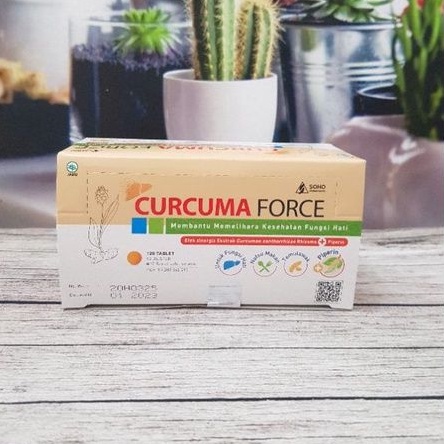 Jual Curcuma Force Per Box Isi 10x12 Tablet Memelihara Kes Fungsi