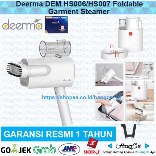 Jual Deerma DEM HS006 HS007 Foldable Garment Steamer Iron Setrika