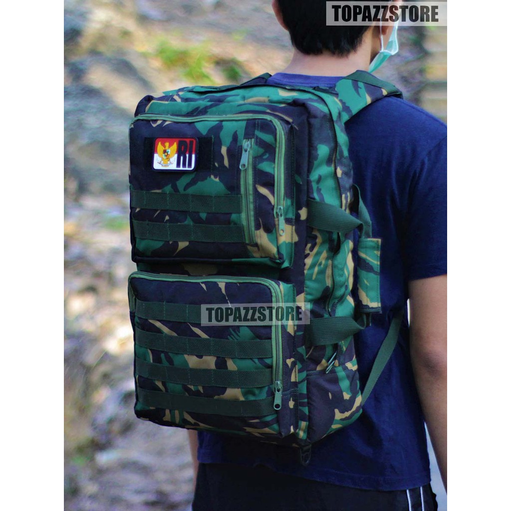 Jual Tas Tentara Loreng Army MV107 Selempang TNI Militer Ransel