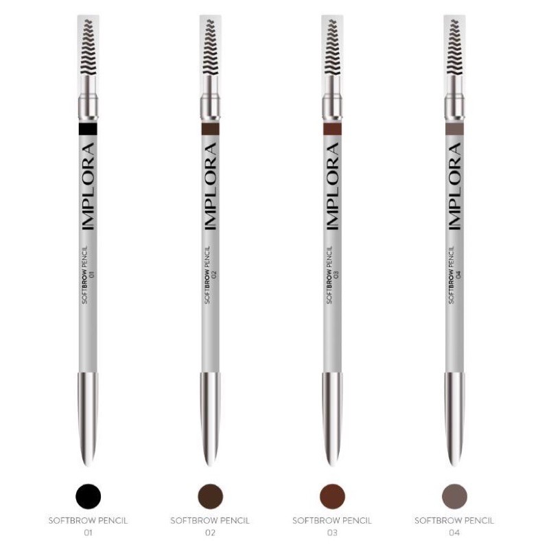 Jual IMPLORA SOFT BROW PENCIL KEMASAN SILVER Shopee Indonesia