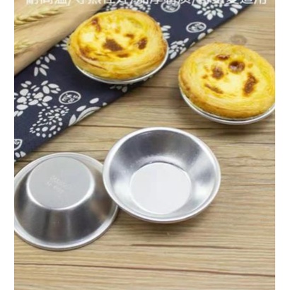 Jual Cetakan Egg Tart Mini Loyang Pie Cetakan Pie Pai Impor Aluminium 1