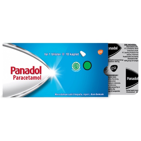 Jual Panadol Biru Isi 10 Kaplet Panadol Reguler Untuk Sakit Kepala