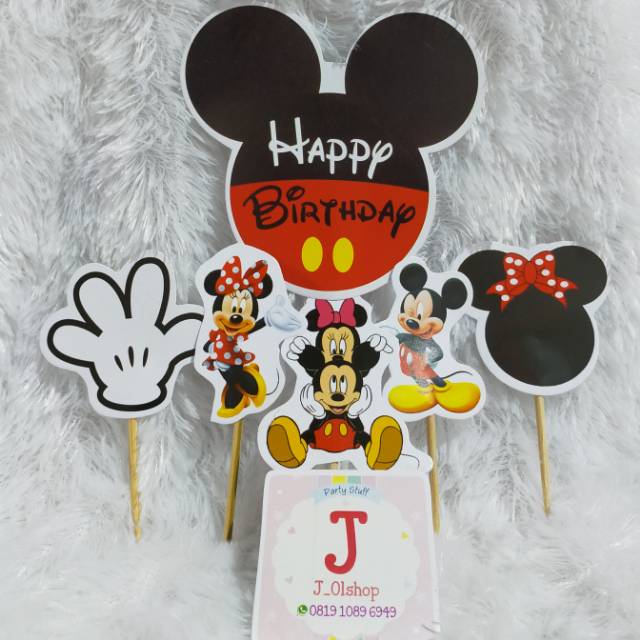 Jual Topper Cake Mickey Shopee Indonesia