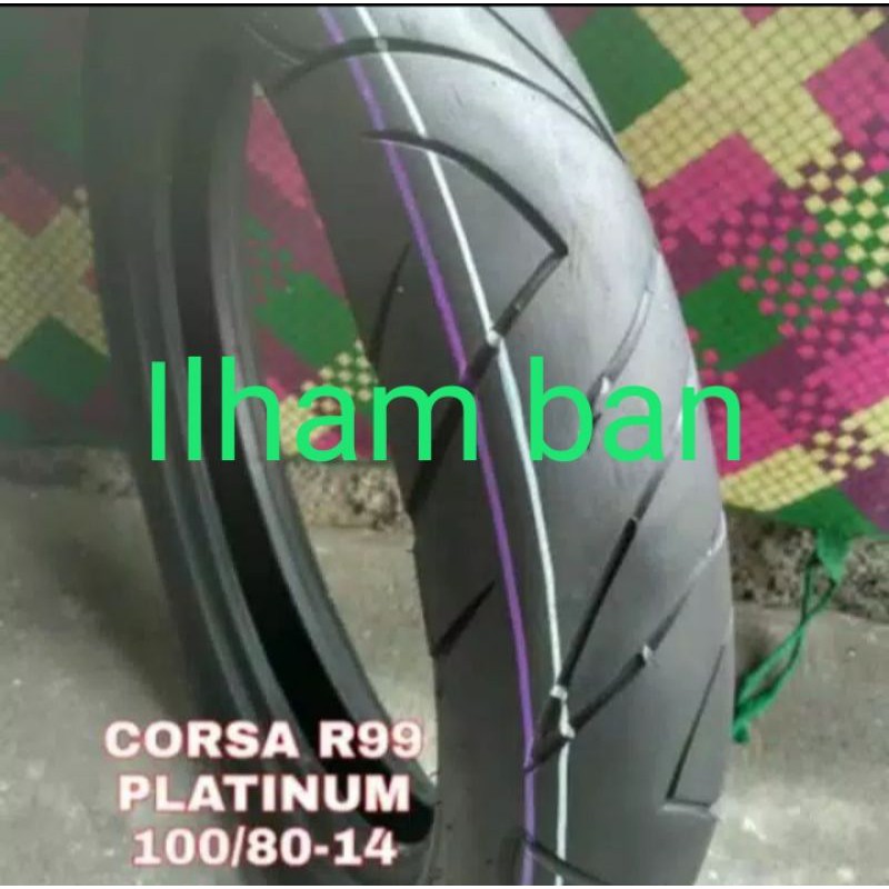 Jual Ban Motor Tubles Untuk Metik Ukuran 100 80 Ring 14 Merek CORSA