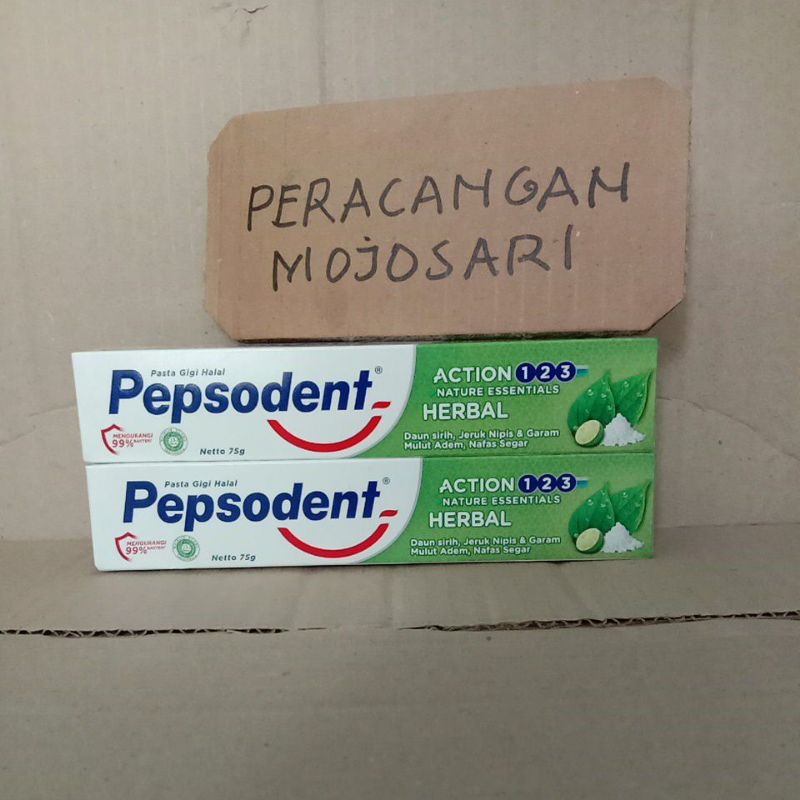 Jual Pepsodent Herbal Pasta Gigi Hijau Kecil Gr Shopee Indonesia