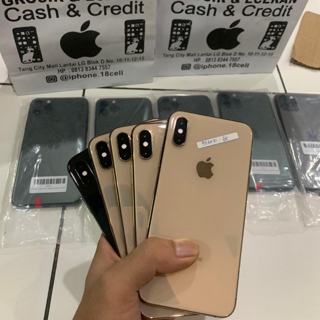 Iphone Xs Second Original Fullset Oem Shopee Indonesia