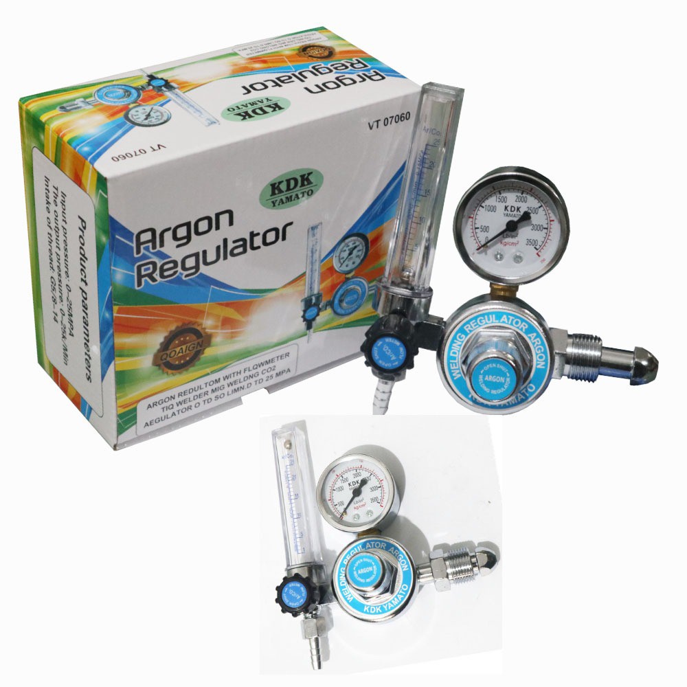 Jual ARGON REGULATOR KDK YAMATO Las Argon Flowmeter Welding Pengukur