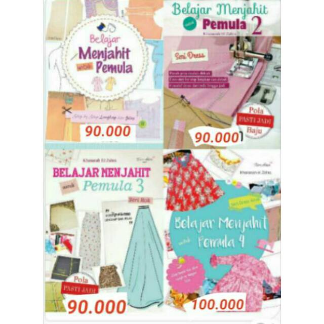 Jual Buku Belajar Menjahit Untuk Pemula Shopee Indonesia