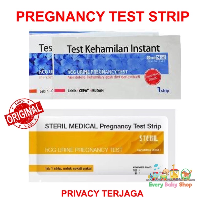 Jual Onemed Steril Tes Kehamilan Instant Test Pack Hamil Hcg Urine Pregnancy Tespek Testpack