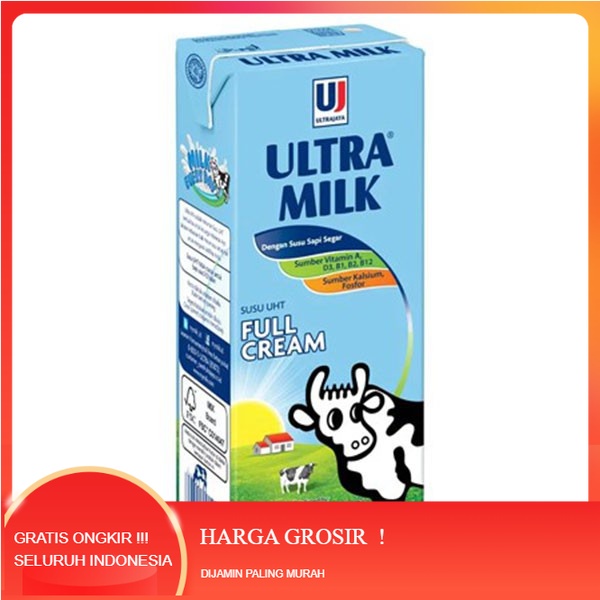 Jual Ultra Uht Milk Plain Ml X Pcs Shopee Indonesia