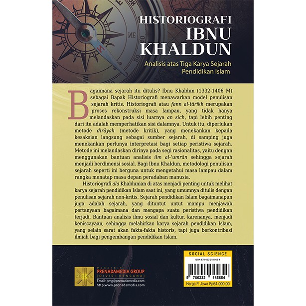 Jual Buku Historiografi Ibnu Khaldun Analisis Atas Tig Prof Dr