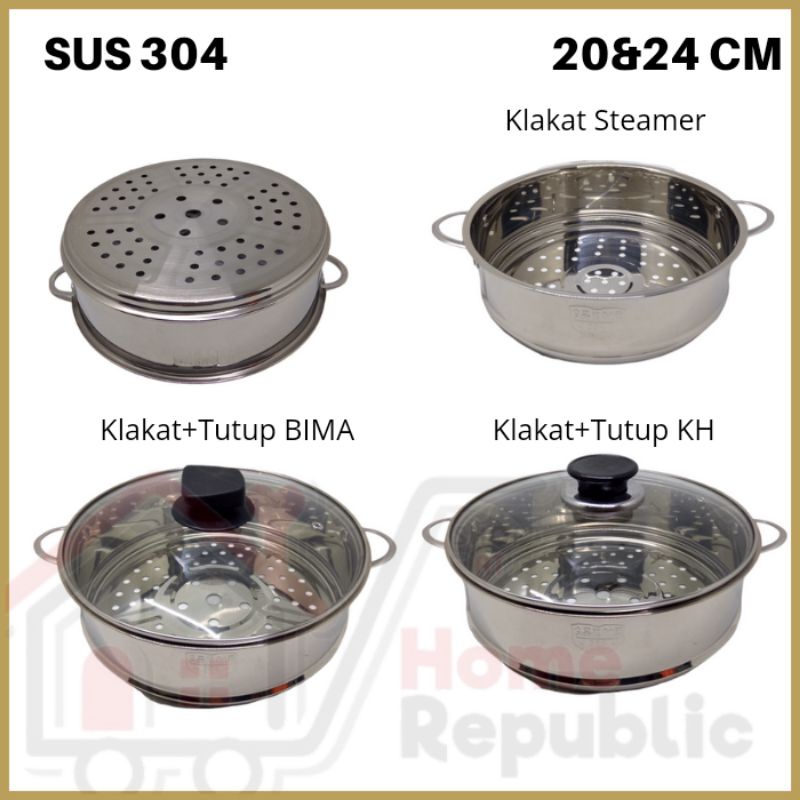 Jual Kukusan Dimsum 20cm 24cm Klakat Steamer Baby Sarangan Steamer