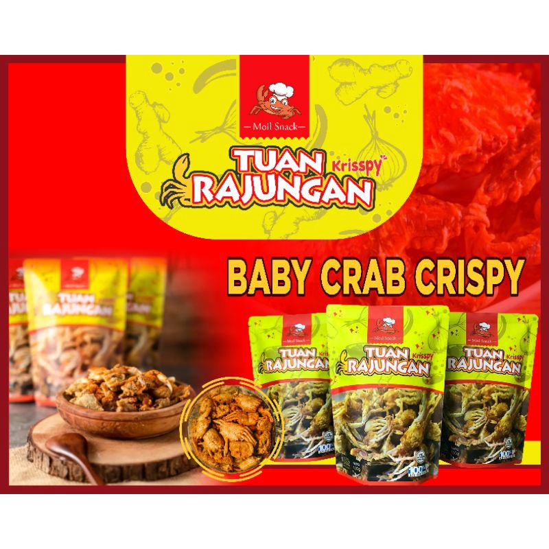 Jual SNACK BABY RAJUNGAN BABY CRAB CEMILAN MAKANAN RINGAN ASIN PEDAS