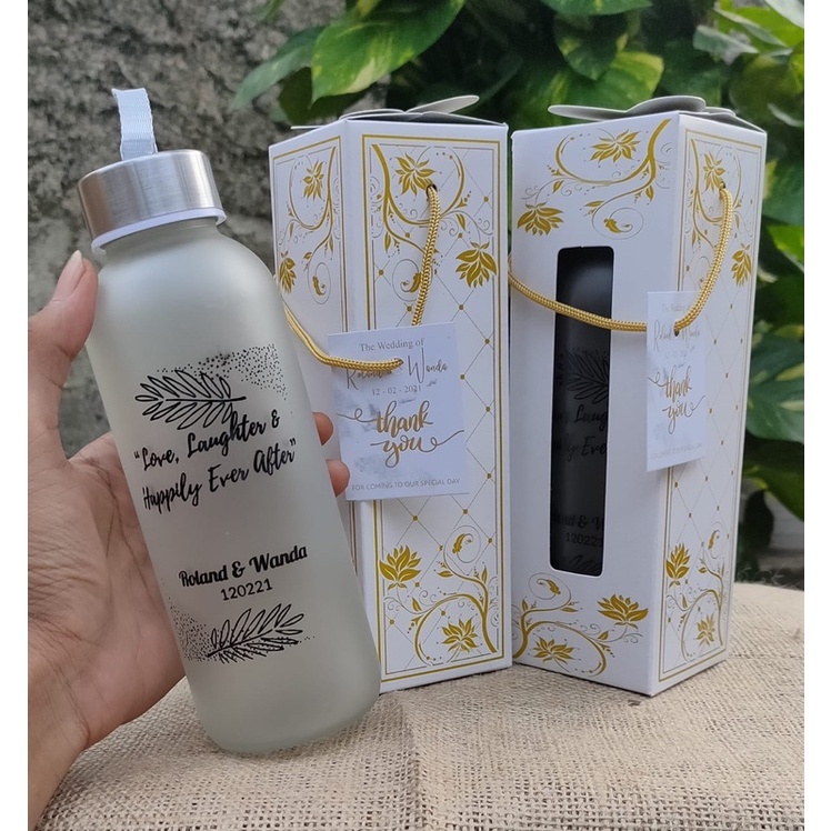 Jual Souvenir Botol Kaca Dove Kemas Box Custom Sablon Shopee Indonesia