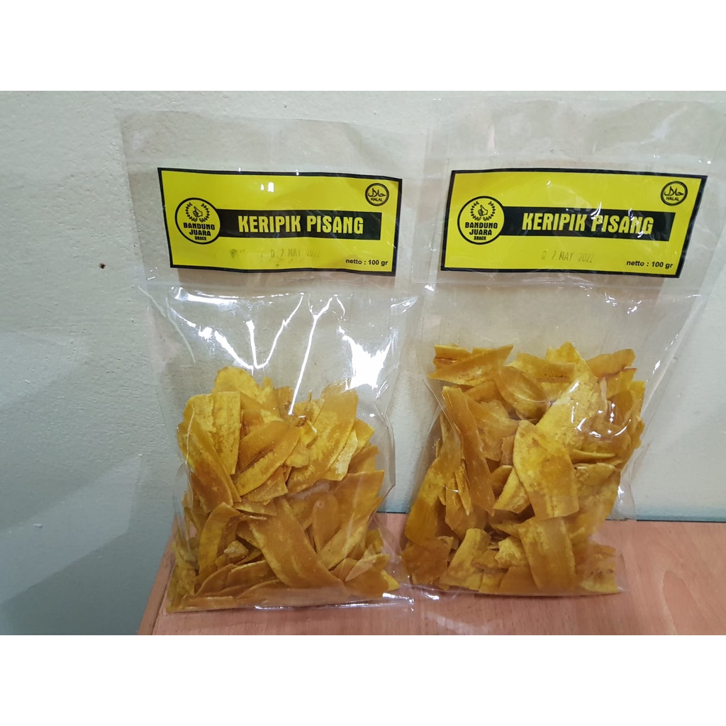 Jual Keripik Pisang 100 Gram Shopee Indonesia