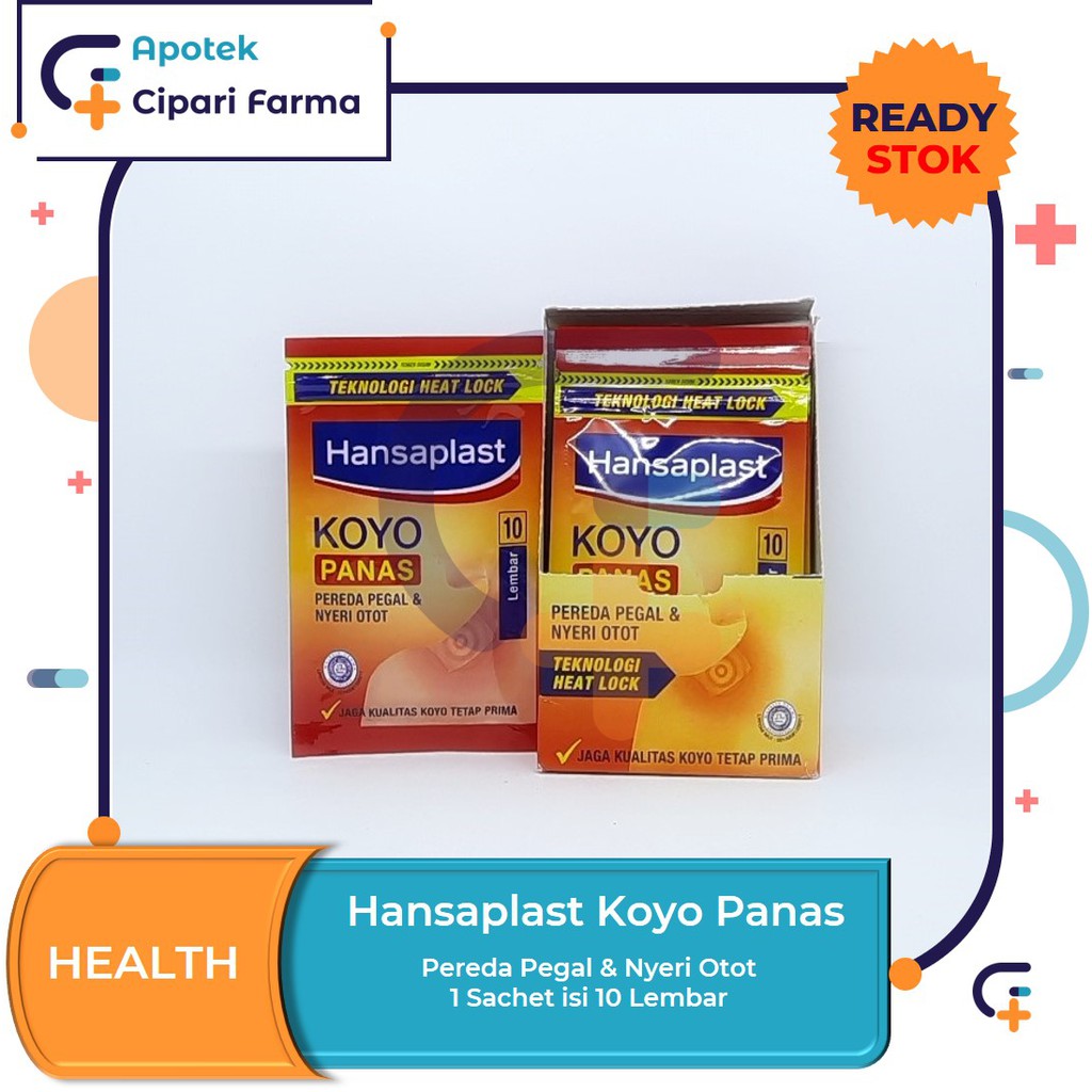 Jual Hansaplast Koyo Panas Pereda Nyeri Otot Pegal Linu Nyeri Sendi