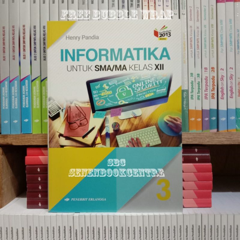 Jual Buku Informatika Kelas Xii Sma K Revisi Erlangga Shopee