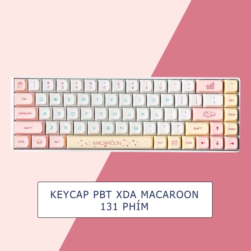 Jual KEYCAPS PBT XDA PROFILE DYE SUB MACAROON MACARON Shopee Indonesia