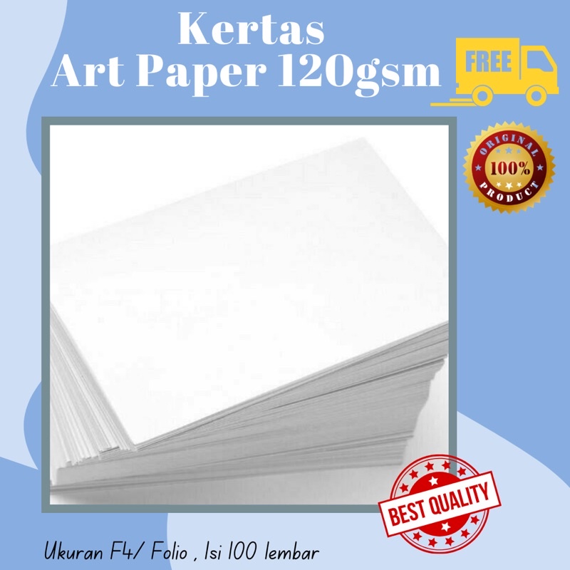 Jual Kertas Artpaper Ukuran Folio F4 Kertas Kenstruk Kertas Print