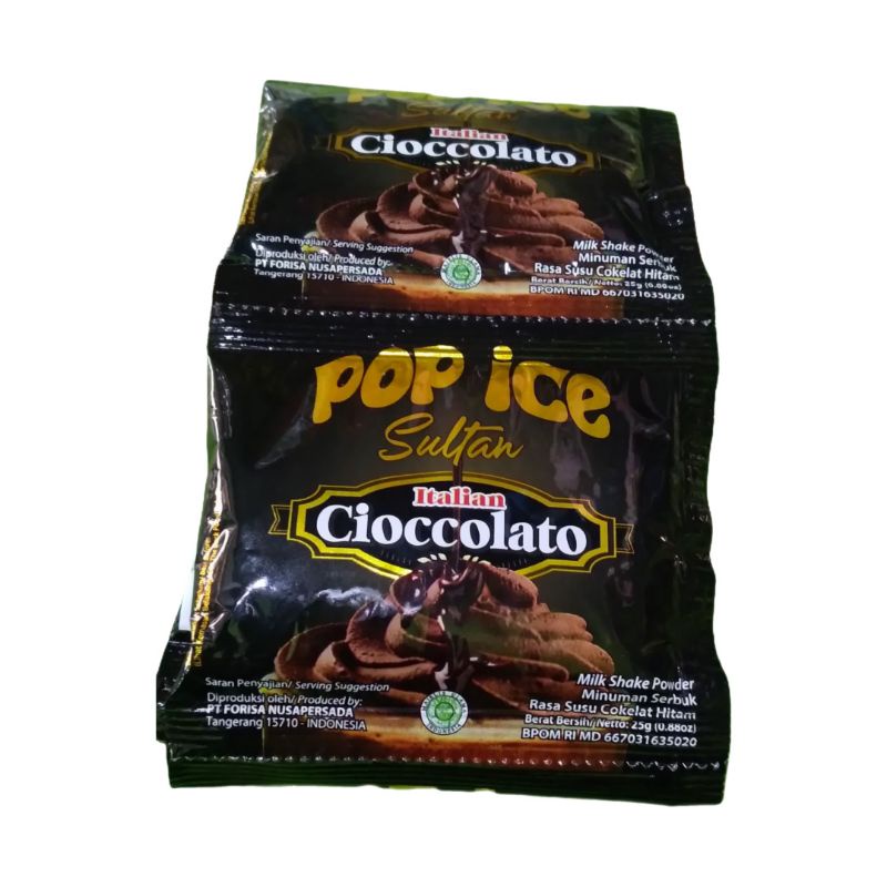 Jual Pop Ice Sultan Coklat Shopee Indonesia