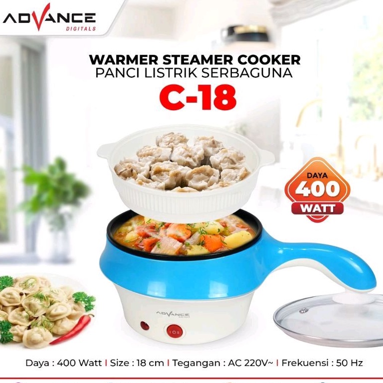 Jual Advance Panci Elektrik Warmer Steamer Cooker Multifungsi C