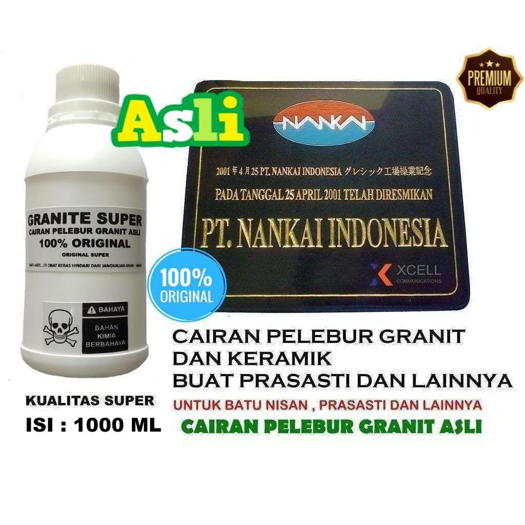 Jual CAIRAN PELEBUR GRANIT ASLI ORIGINAL ISI 1000ML 1 LITER