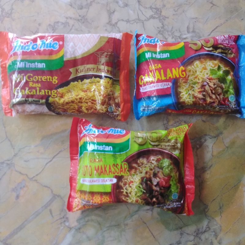 Jual Indomie Cakalang Goreng Kuah Coto Makassar Khas Sulawesi