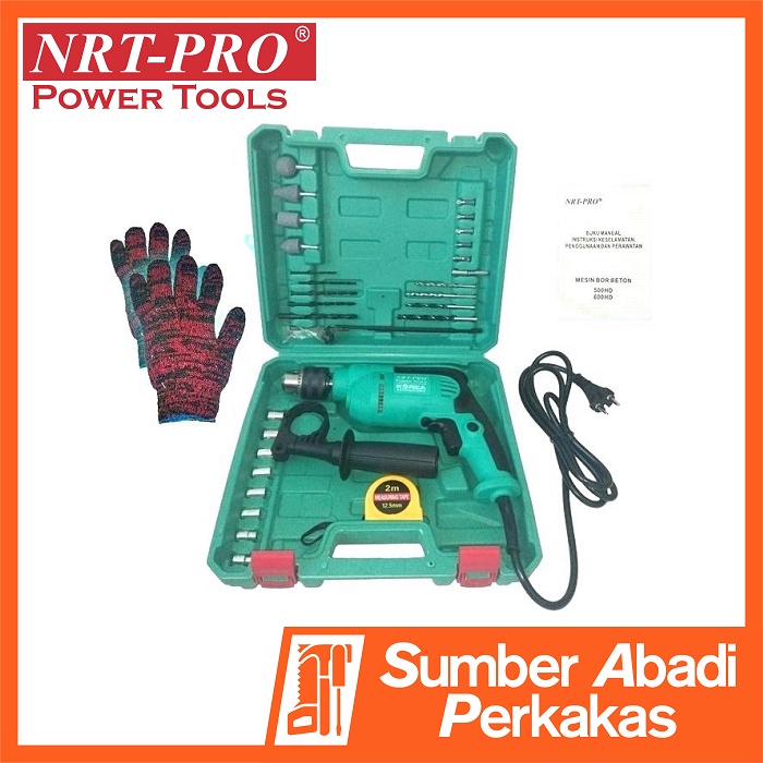 Jual Nrt Pro Hd Mesin Bor Listrik Mm Paket Set Tangan Kayu Besi