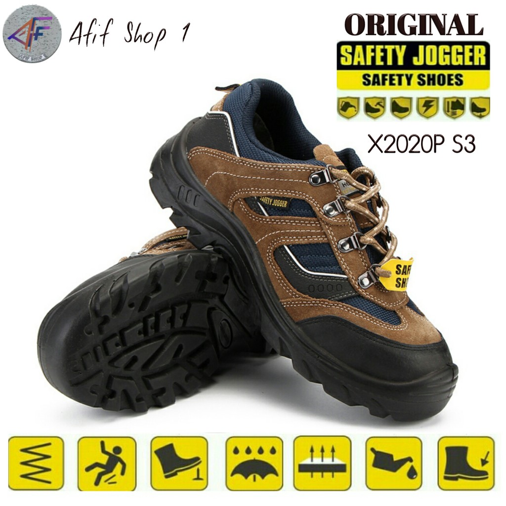 Jual Sepatu Safety Jogger X P S Original Cokelat Muda Shopee