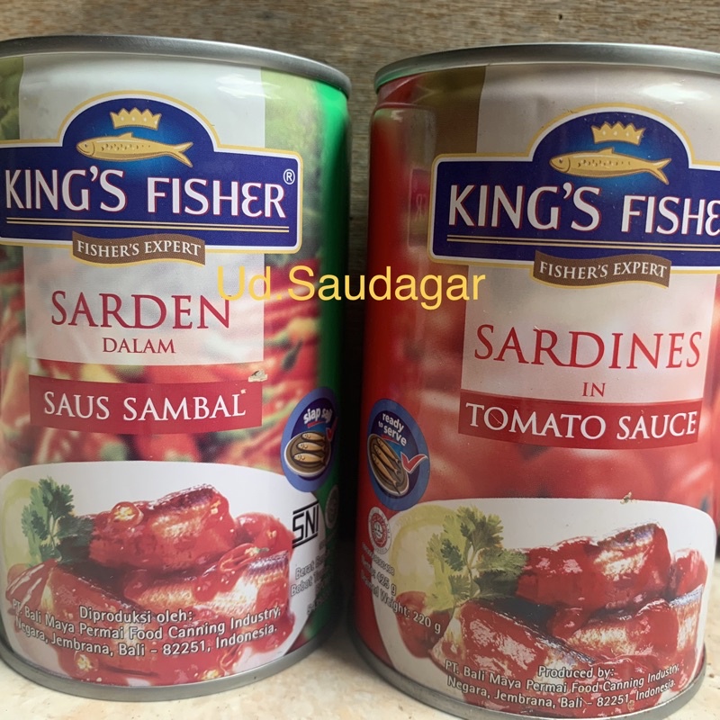 Jual King S Fisher Ikan Sarden Makanan Kaleng G Kings Fisher