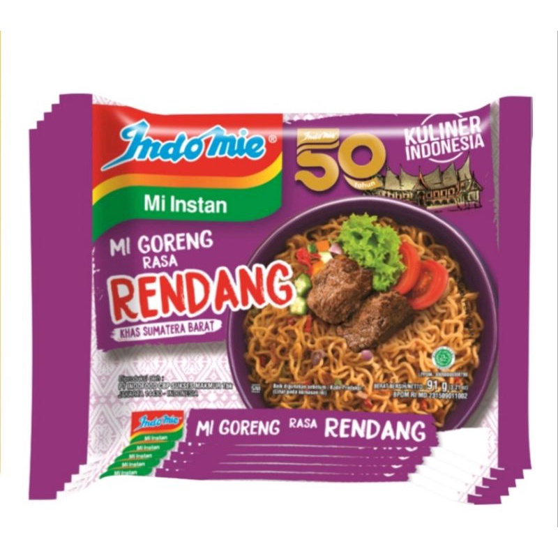 Jual Indomie Goreng Rendang Pcs Shopee Indonesia