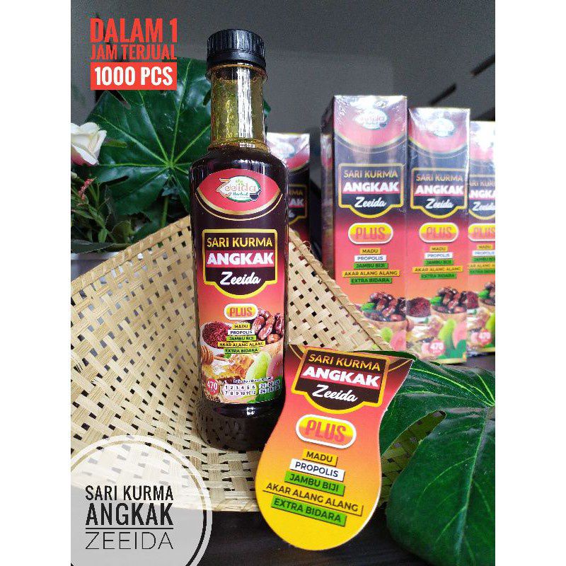 Jual Sari Kurma Plus Angkak Zeeida 100 Asli Original Obat DBD Obat