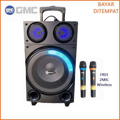 Jual Speaker Portabel Ampli Meeting Gmc L Bluetooth Inch Free