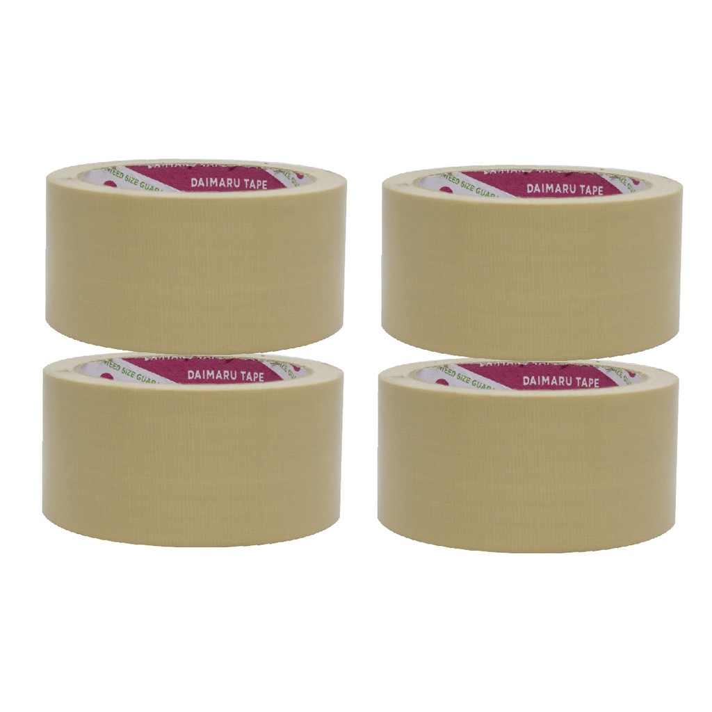 Jual Dapat 4pcs Daimaru Cloth Tape Cream 48mm X 12m Shopee Indonesia