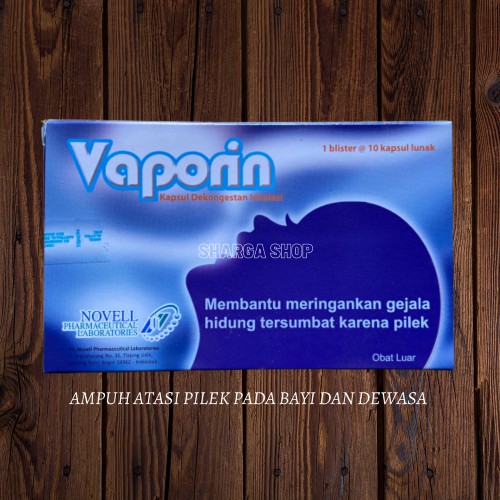 Jual Vaporin Kapsul Dekongestan Inhalasi Obat Pilek Pada Bayi