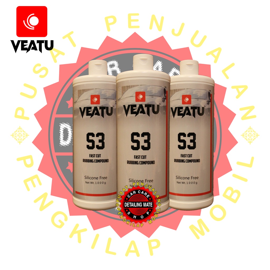 Jual VEATU S3 Rubbing Compound 1liter Shopee Indonesia