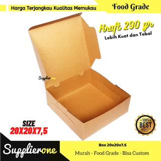 Jual Box Nasi 20x20x7 5 Box Catering Lunch Box Dus Nasi Dus