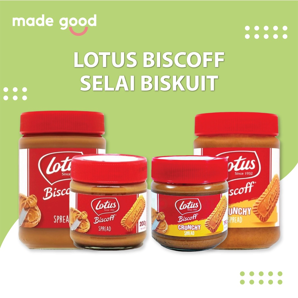 Jual Lotus Biscoff Spread Crunchy Smooth Selai Biskuit Speculoos