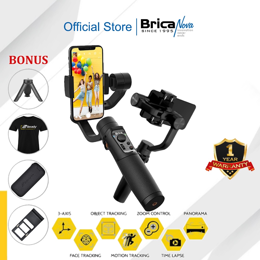 Jual Brica B Steady Pro Axis Smartphone Action Cam Gimbal